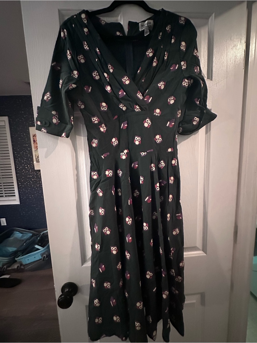 Green Owl Dress